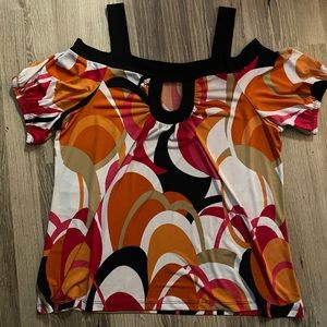 Marianne XL cold shoulder top